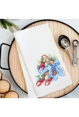 Pelican Provision Co Louisiana Easter Basket Kitchen Towel