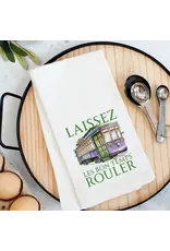 Pelican Provision Co Streetcar Laissez Les Bon Temps Kitchen Towel