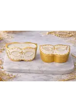 Boujee Nola Mardi Gras Mask Candle