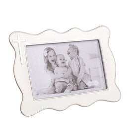 Mud Pie Cross Enamel Frame