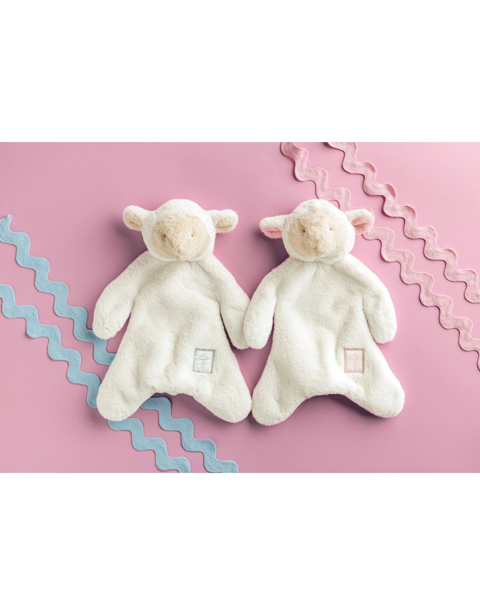 Mud Pie Blue Little Lamb Plush Woobie