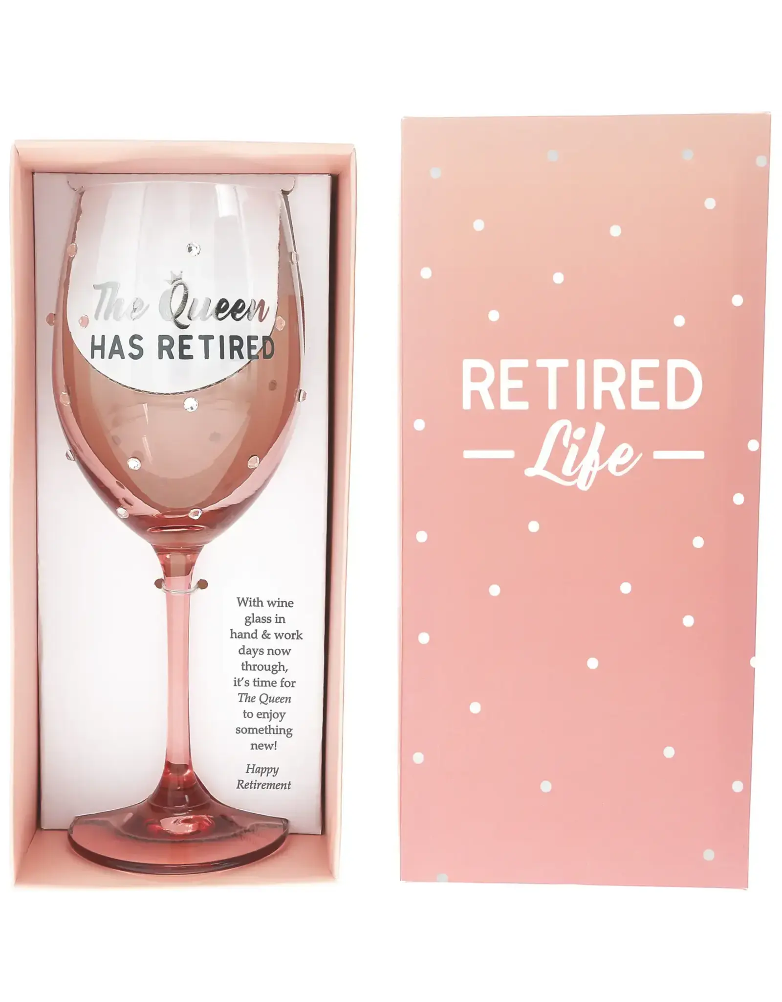 Pavilion/Faire The Queen - Gift Boxed 17 oz Wine Glass