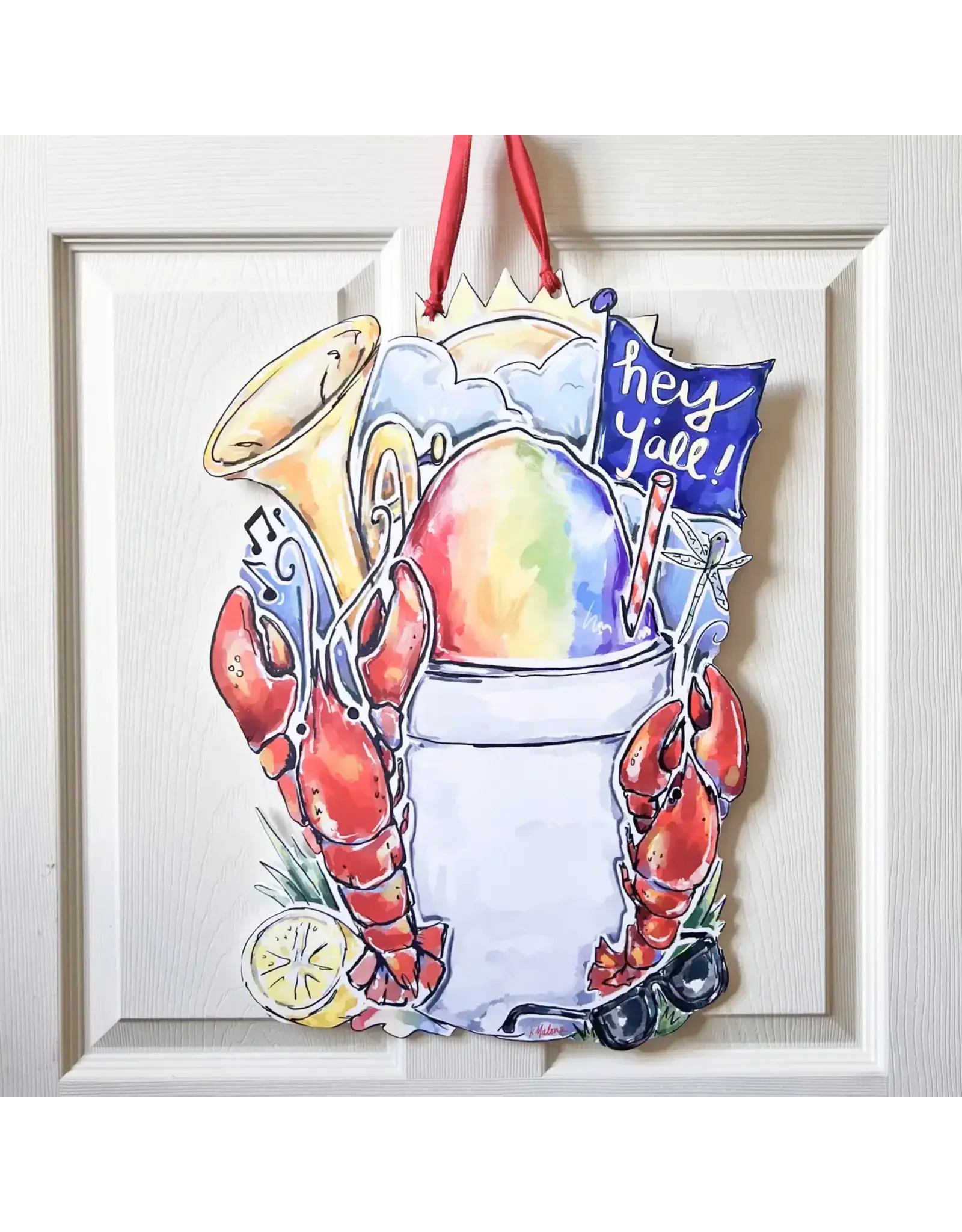 Home Malone Southern Summertime Door Hanger