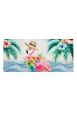 Evergreen Enterprises Palm Beach Floral Flamingo Sassafras Switch Mat