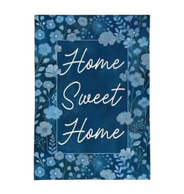 Evergreen Enterprises VivaStyle Gilded Meadow Burlap Garden Flag "Home Sweet Home"