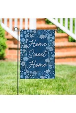 Evergreen Enterprises VivaStyle Gilded Meadow Burlap Garden Flag "Home Sweet Home"