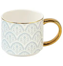 Sweet Water Decor Blue Fan 14 oz Mug