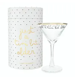 Santa Barbara Design Studio by Creative Brands/Faire Just A Tini Bit Older Martini Glass
