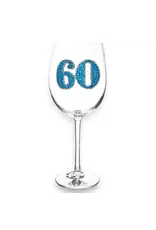 The Queen's Jewels 60th Birthday Jeweled Stemmed Wine Glass