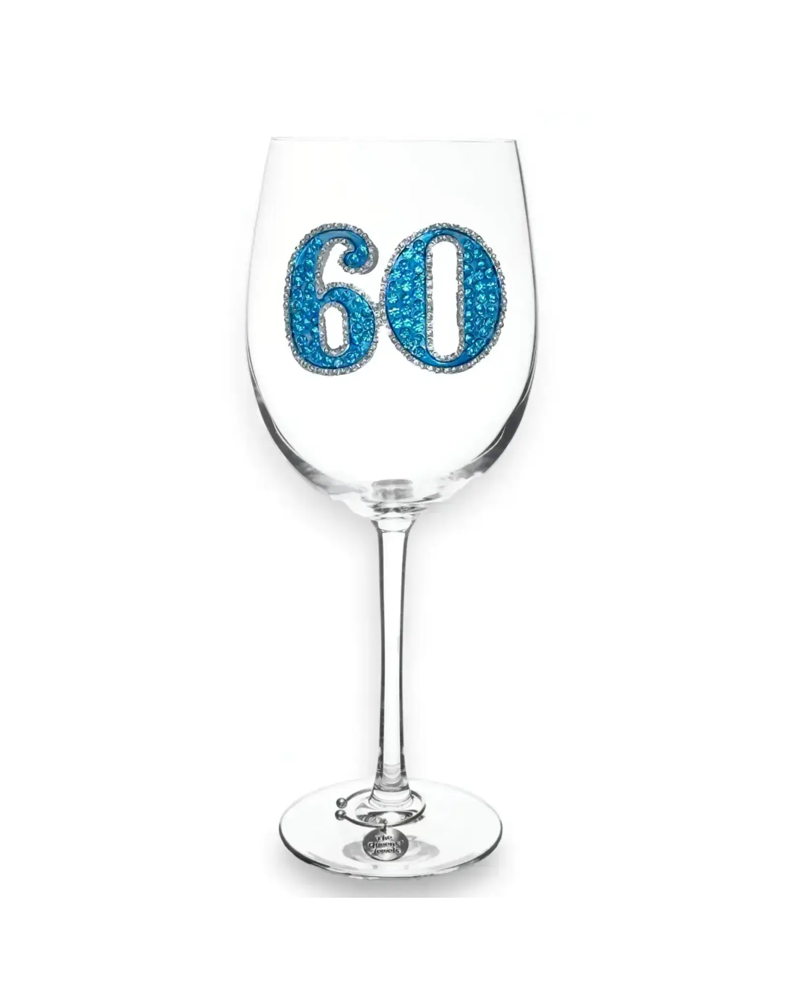 The Queen's Jewels 60th Birthday Jeweled Stemmed Wine Glass