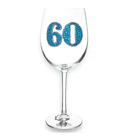 The Queen's Jewels 60th Birthday Jeweled Stemmed Wine Glass