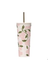 Corkcicle Cold Cup - 24oz Rifle Paper - Pink Hydrangea