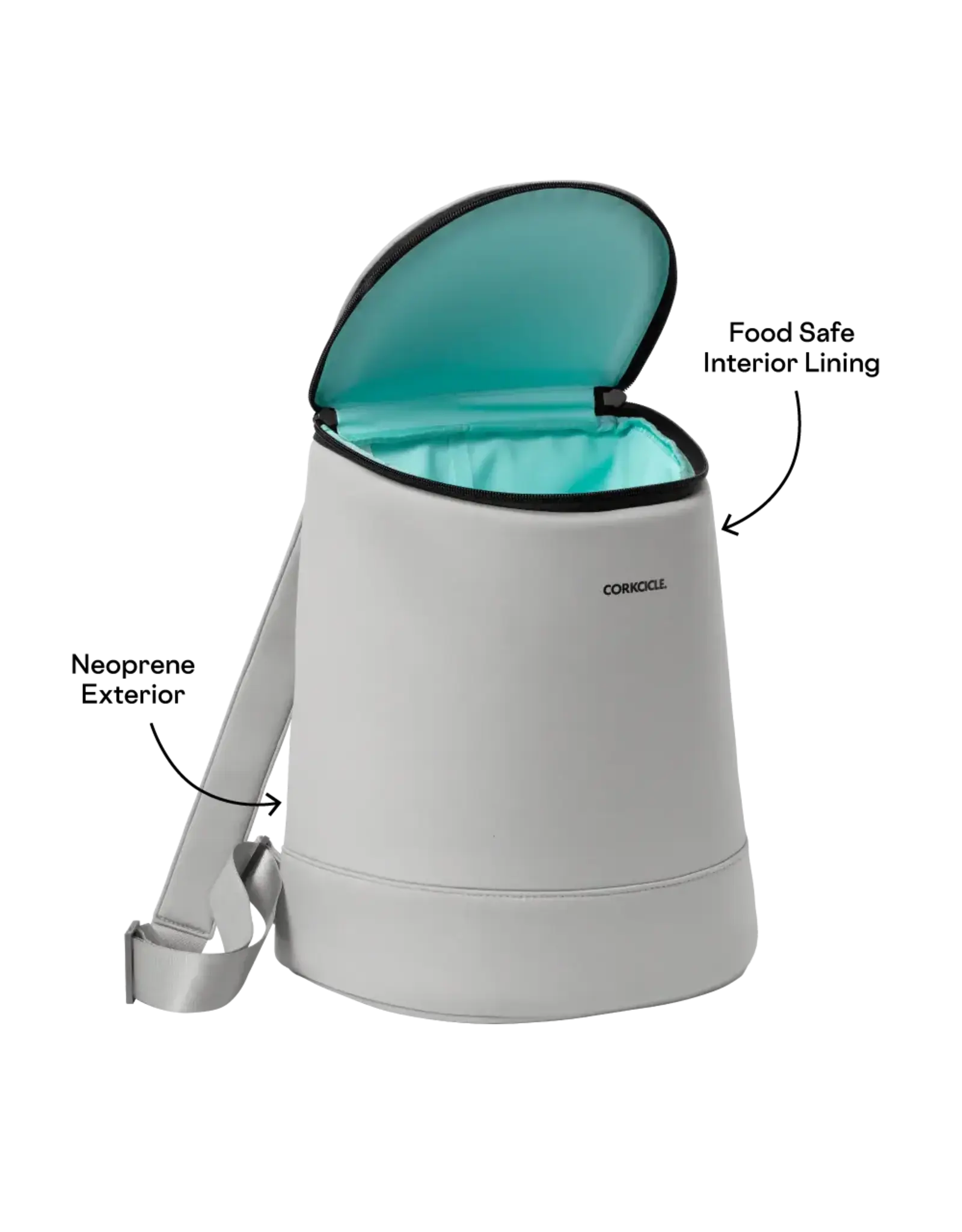 Corkcicle Eola Bucket - River Rock Neoprene