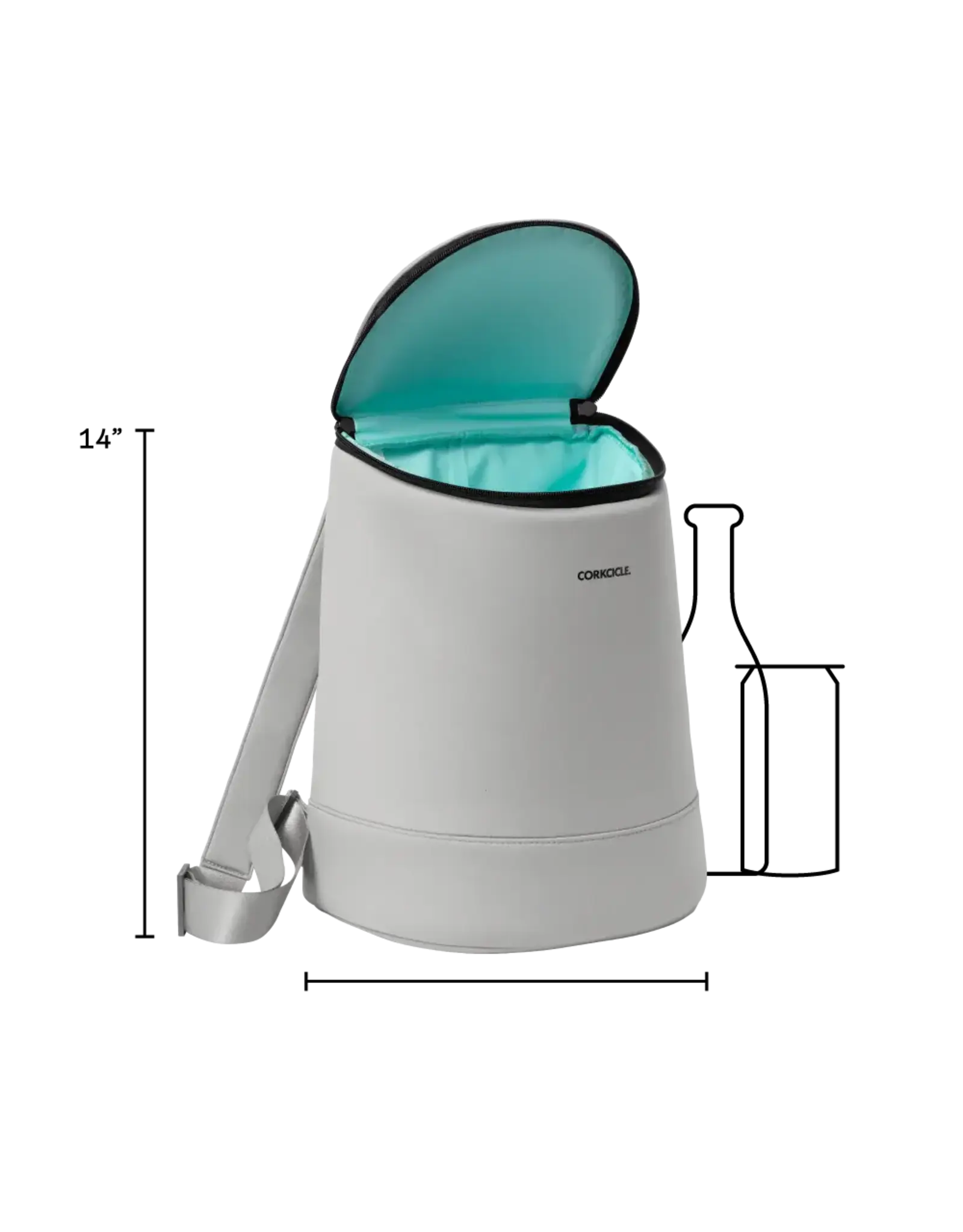 Corkcicle Eola Bucket - River Rock Neoprene