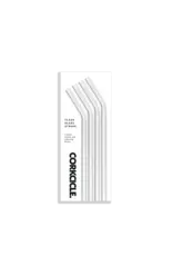 Corkcicle Glass Straw Set - Clear