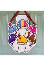 Art By Allie Snowball Door Hanger