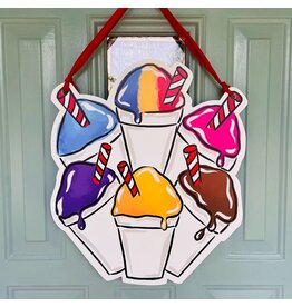 Art By Allie Snowball Door Hanger