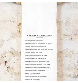 Clairmont And Co Art of Marriage Tea Towel