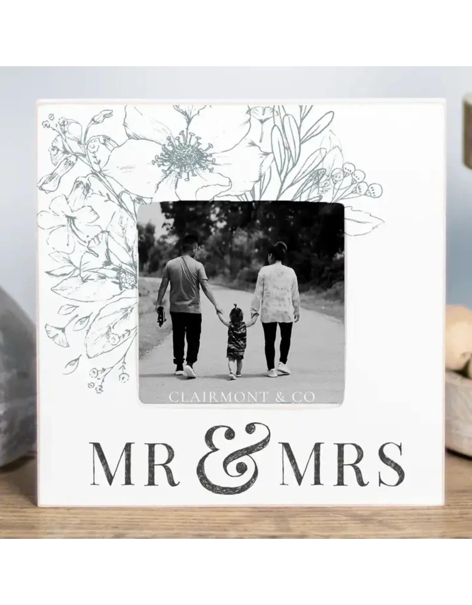 Clairmont And Co 4x4 Photo Frame - Mr & Mrs