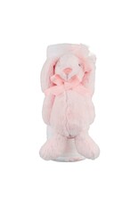 Mud Pie Bow Bunny Swaddle And Rattle