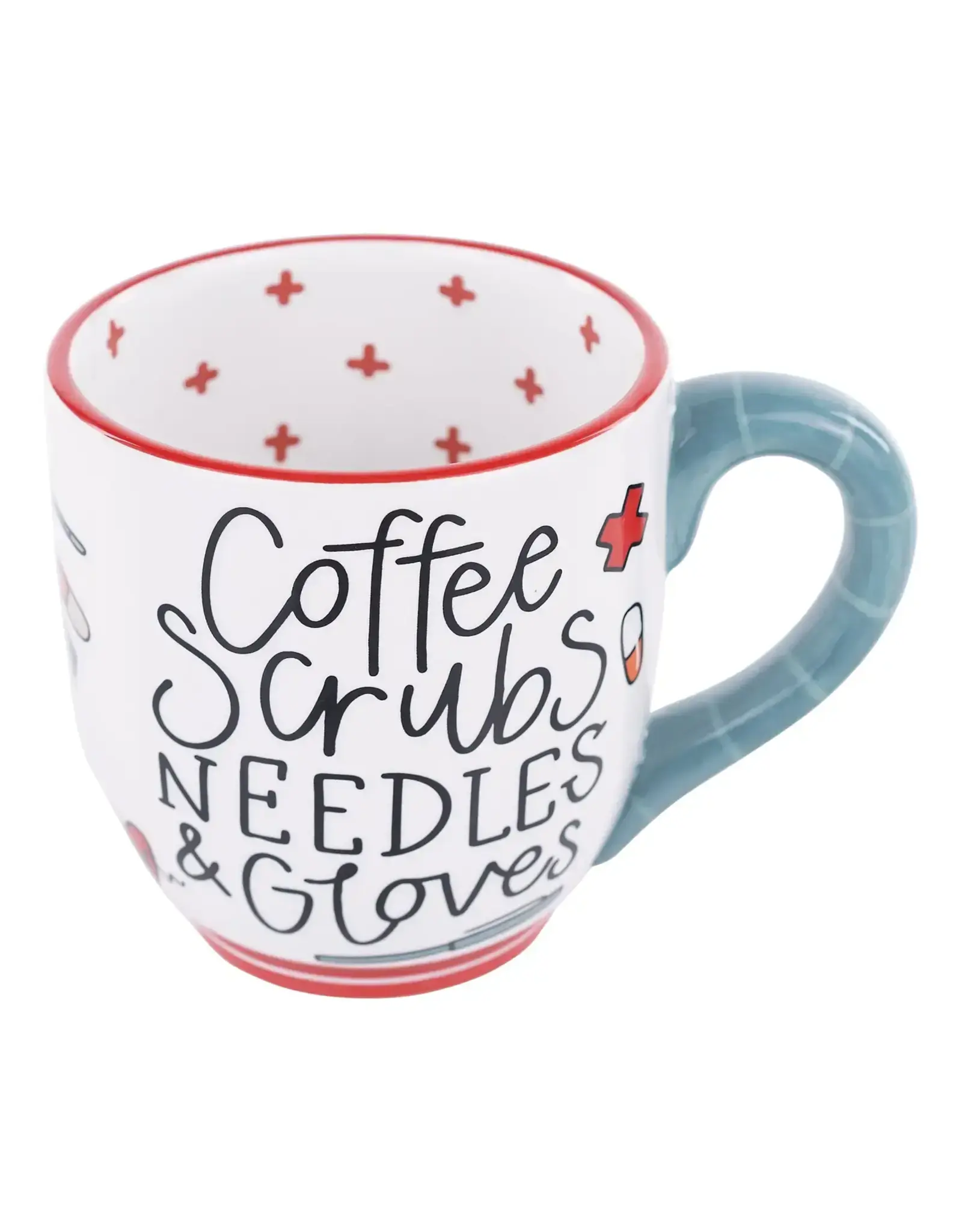 Glory Haus Coffee Scrubs Needles Gloves Mug