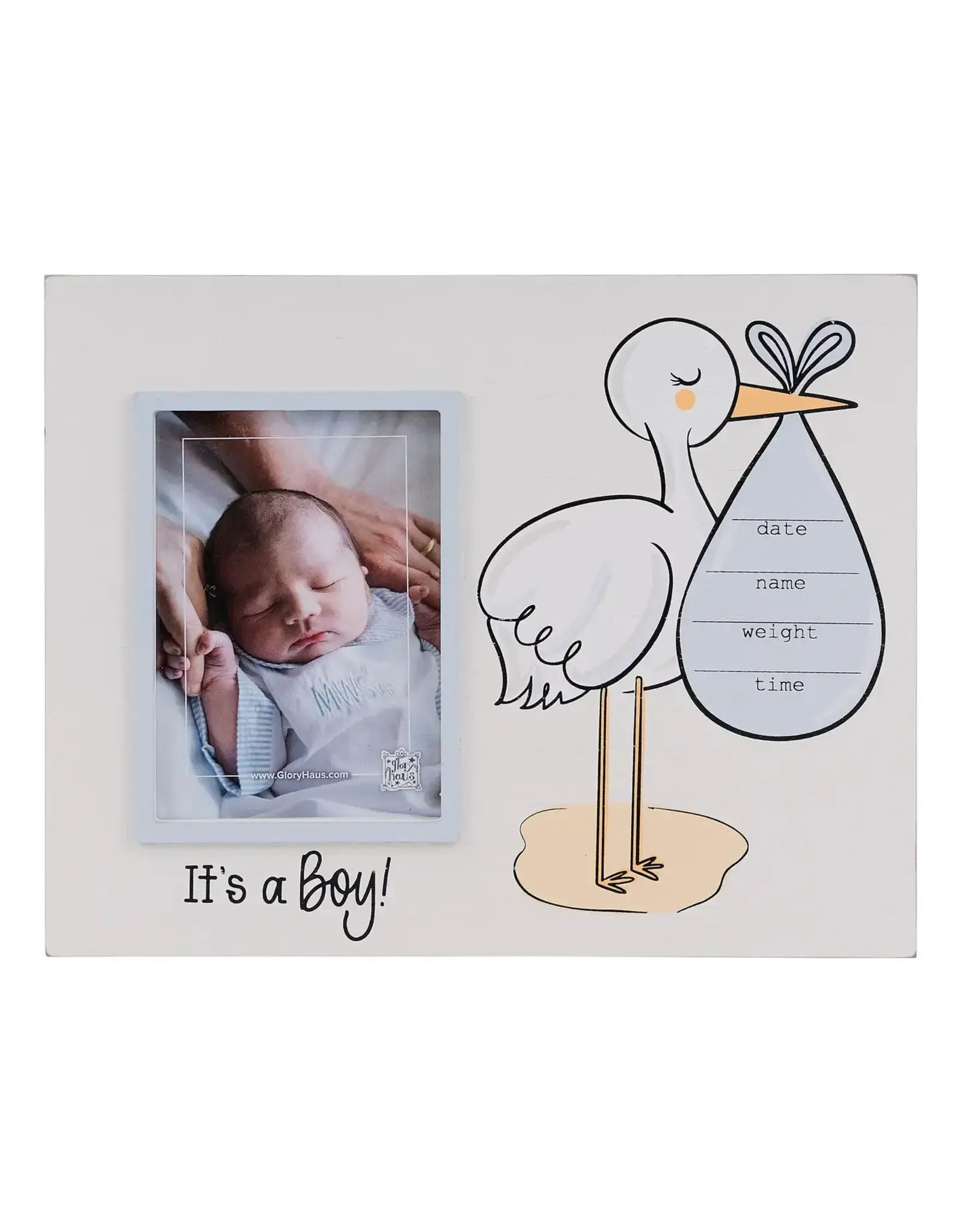 Glory Haus Stork It's A Boy Frame