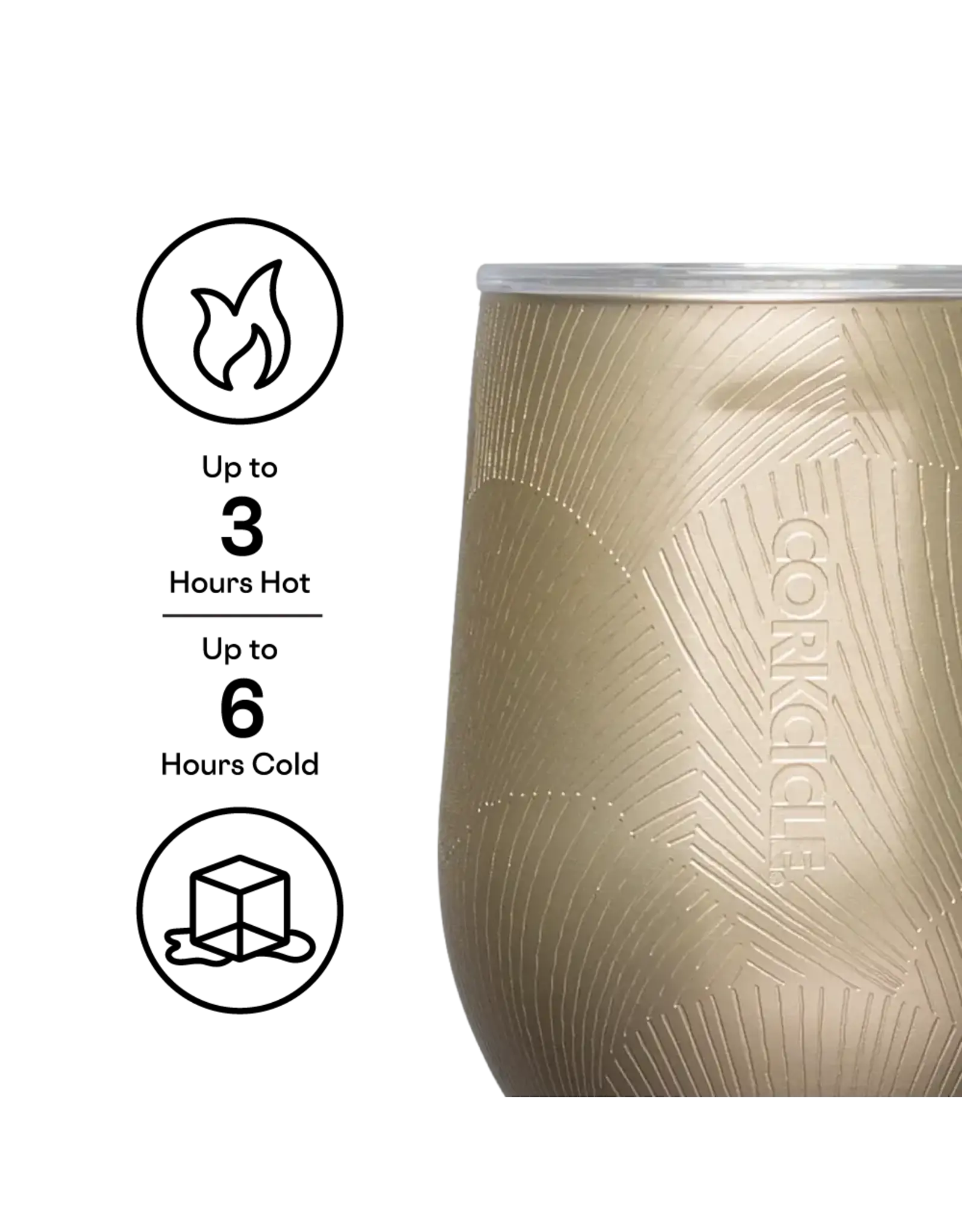 Corkcicle Stemless - 12oz Canopy Grove