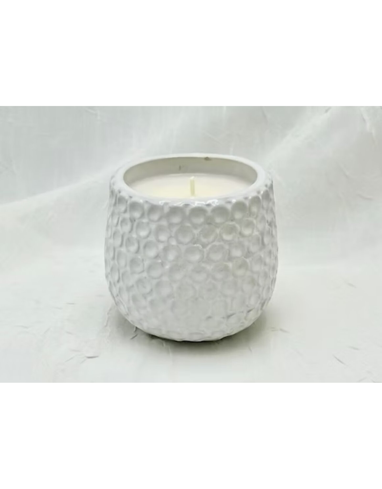 Southern Lights Candle French Market Textured White Candle