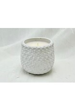 Southern Lights Candle Garden District Textured White Candle