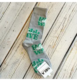 NOLA Mercantiles/Faire Tulane Roll Wave Sock