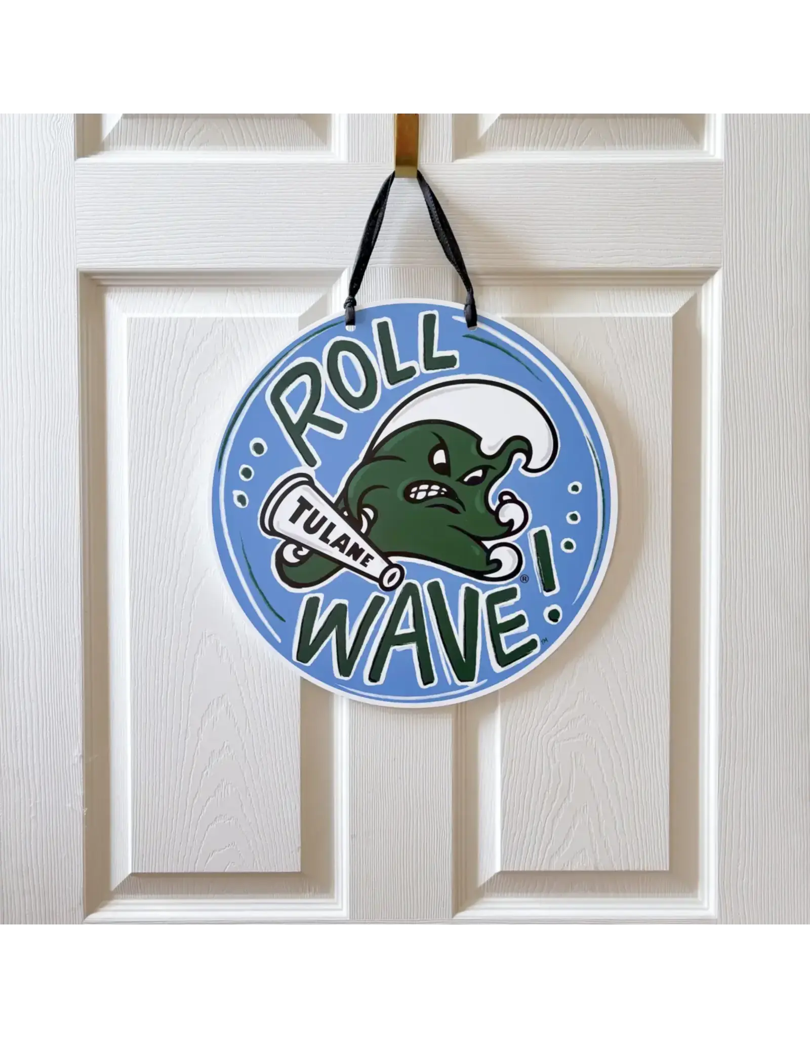Home Malone Tulane Roll Wave Door Hanger