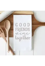 Porter Lane Home/Faire Good Friends Tea Towel - Natural