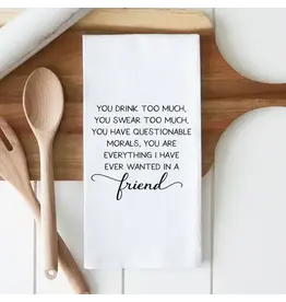 Porter Lane Home/Faire Questionable Friend Tea Towel
