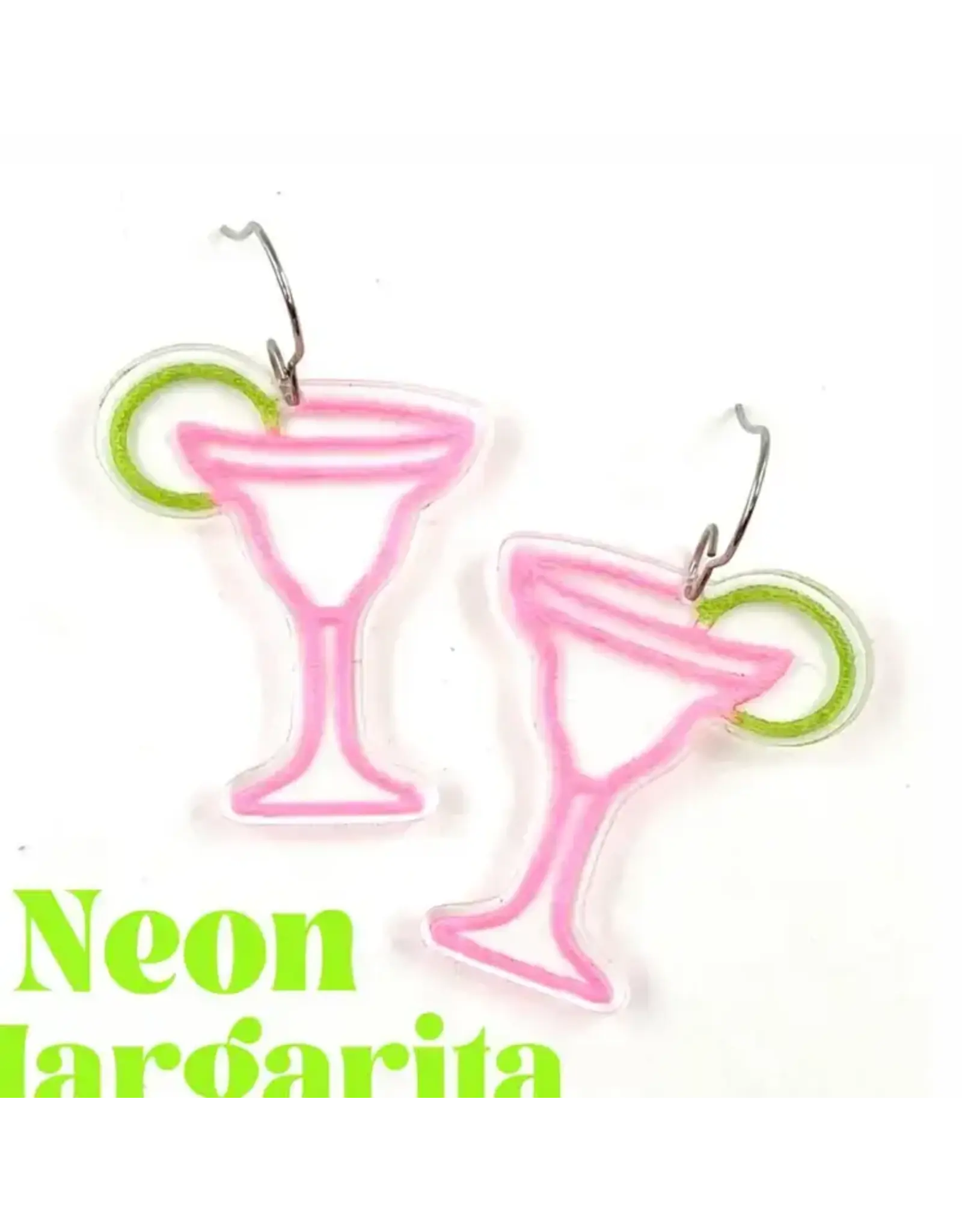 Doohickies/So. Charm Trade Neon Margarita Acrylic Dangles