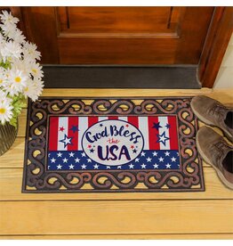 Evergreen Enterprises Bless The USA Bow Sassafras Switch Mat
