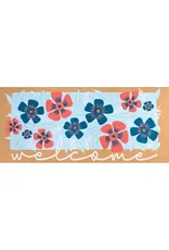 Magnolia Garden Flag Company Flowers Welcome Doormat Insert