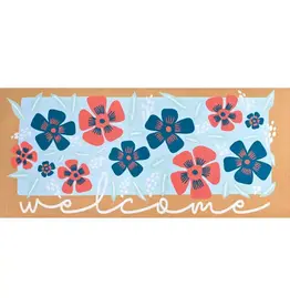 Magnolia Garden Flag Company Flowers Welcome Doormat Insert