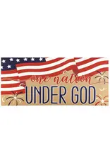 Magnolia Garden Flag Company One Nation Under God Doormat Insert