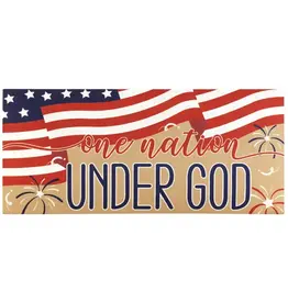 Magnolia Garden Flag Company One Nation Under God Doormat Insert