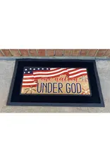 Magnolia Garden Flag Company One Nation Under God Doormat Insert