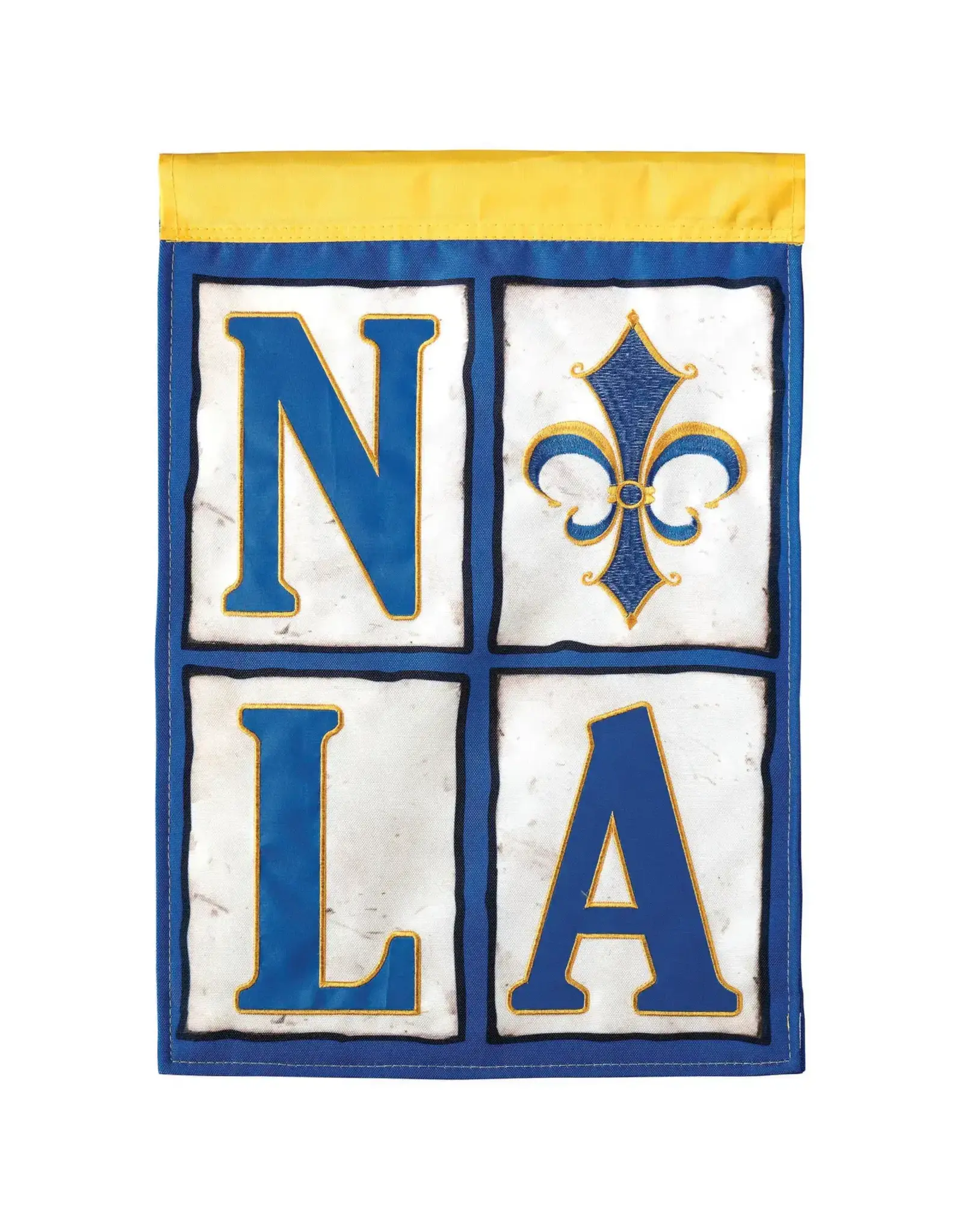 Magnolia Garden Flag Company Nola Street Tiles Garden Flag
