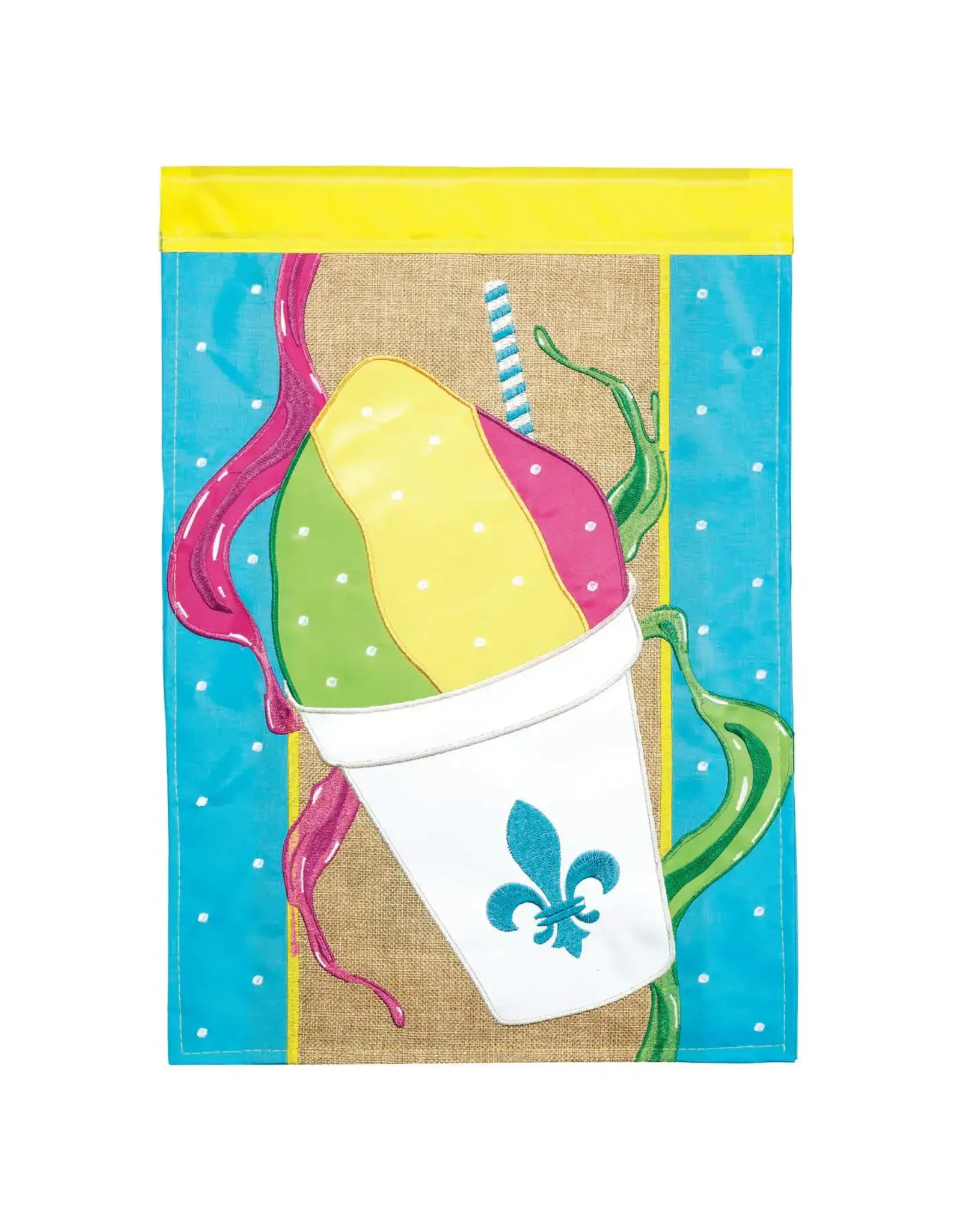 Magnolia Garden Flag Company Snowballs Y'all Applique Garden Flag