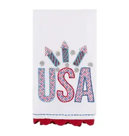 Glory Haus USA Fireworks Tea Towel