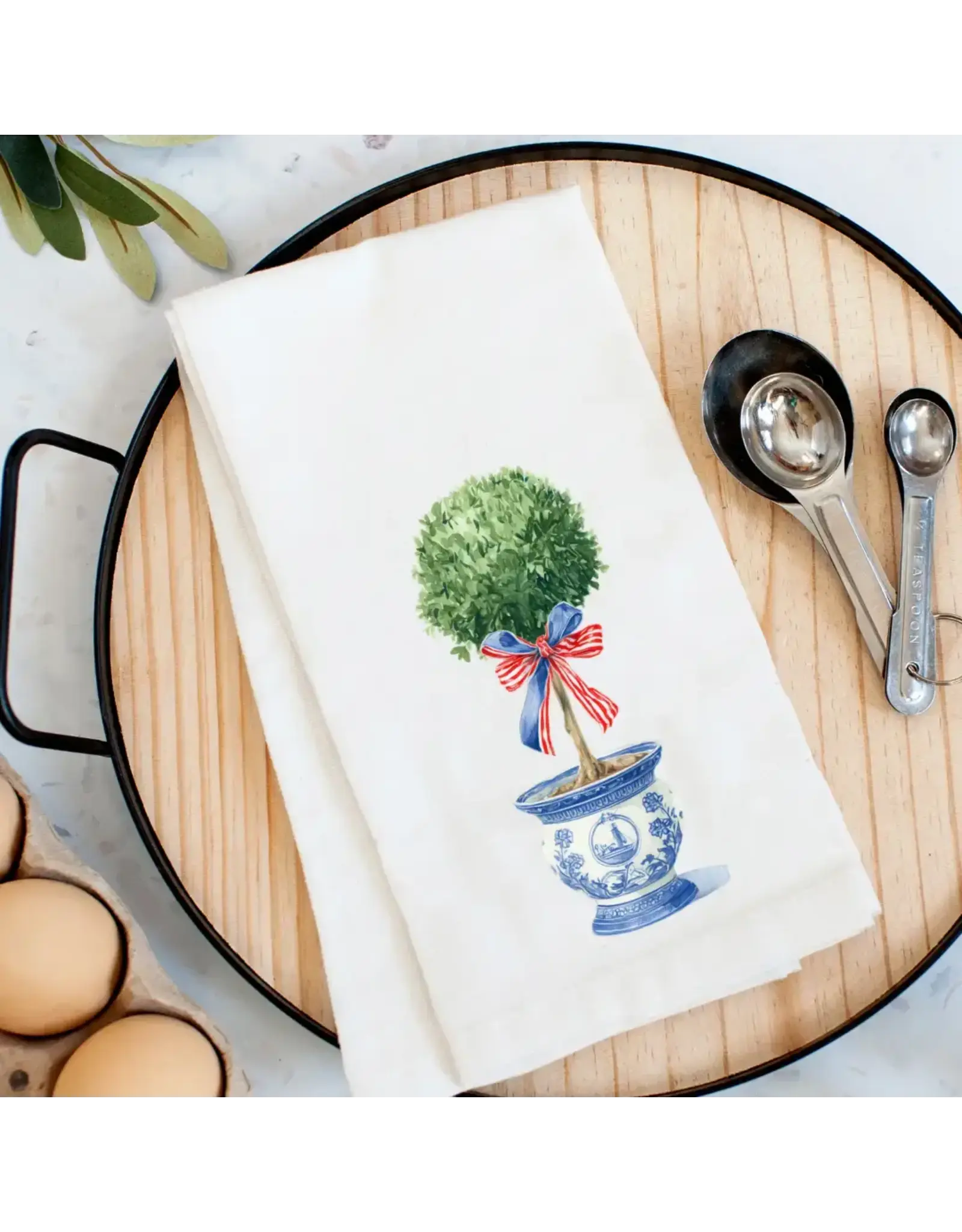 Pelican Provision Co American Topiary Kitchen Towel
