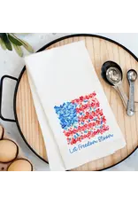 Pelican Provision Co Let Freedom Bloom Kitchen Towel