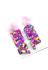 Cora's Den Birthday Girl Earring - Light Pink