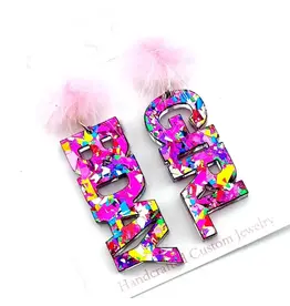 Cora's Den Birthday Girl Earring - Light Pink