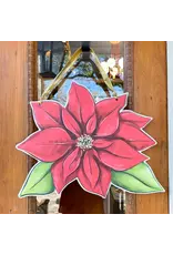Home Malone Poinsettia Door Hanger