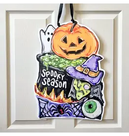 Home Malone Spooky Season Door Hanger