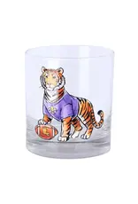 Barrel Down South/Faire Louisiana State Spirit Tiger Standing Rocks Glass